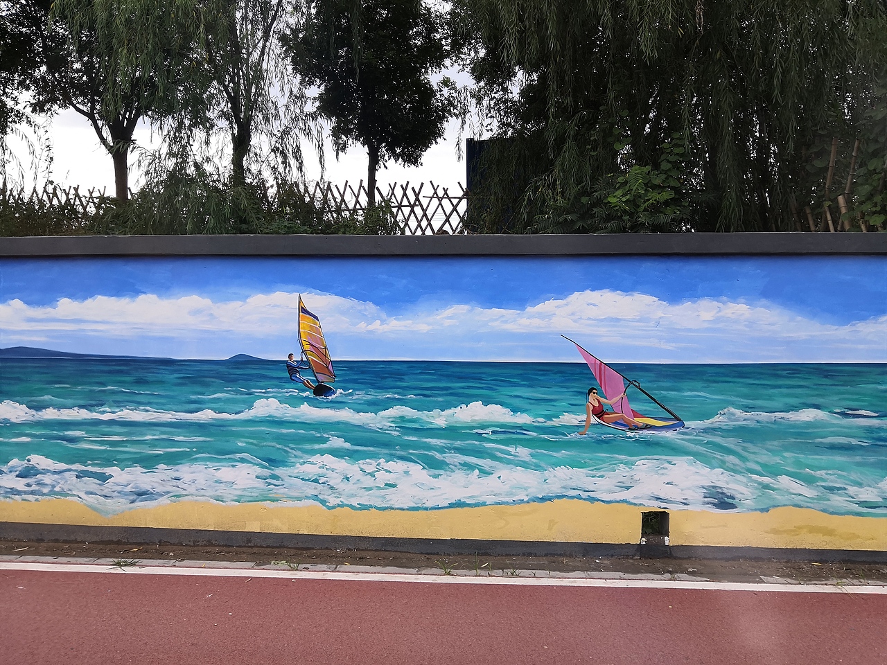 活力常营魅力墙体彩绘北京惠风雅视文化艺术有限公