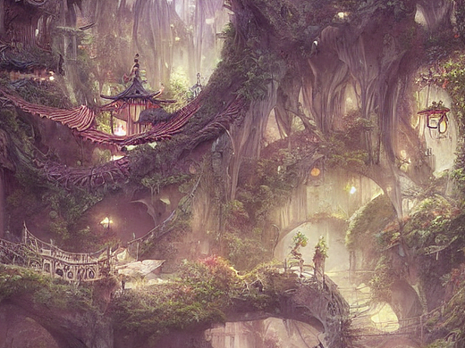 #AI创作实验室#仙气建筑