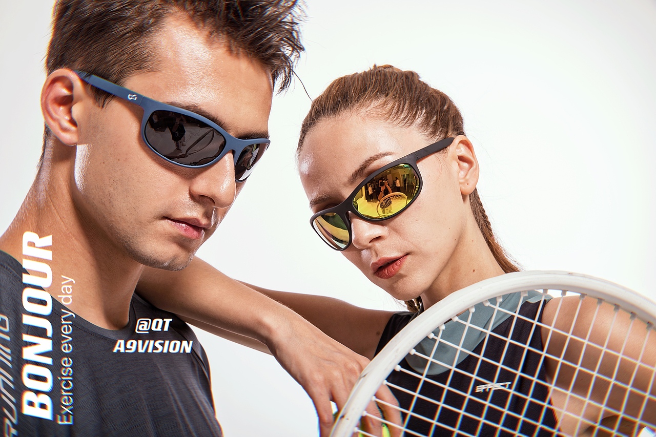 品牌时尚运动眼镜平面广告拍摄