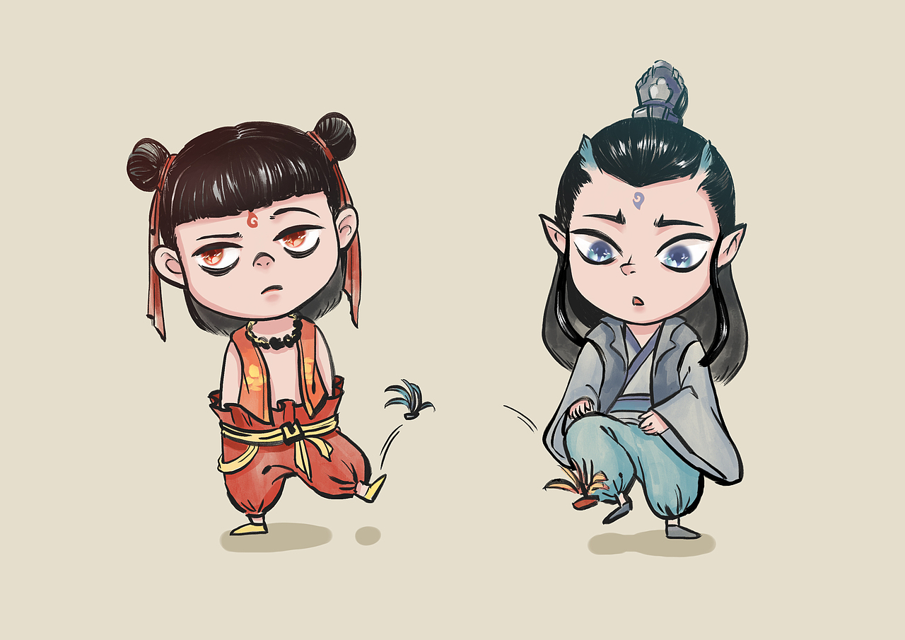 魔丸情友情头灵珠