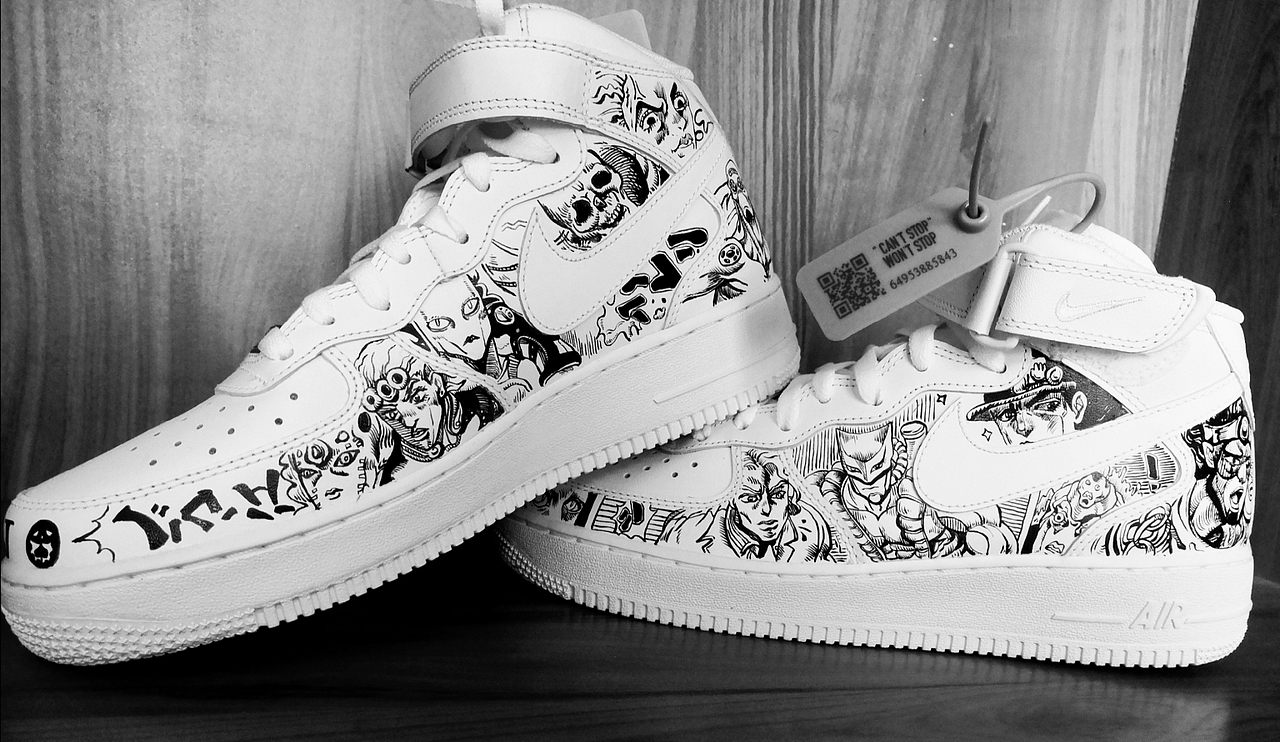 手绘鞋子 jojojo的奇妙冒险