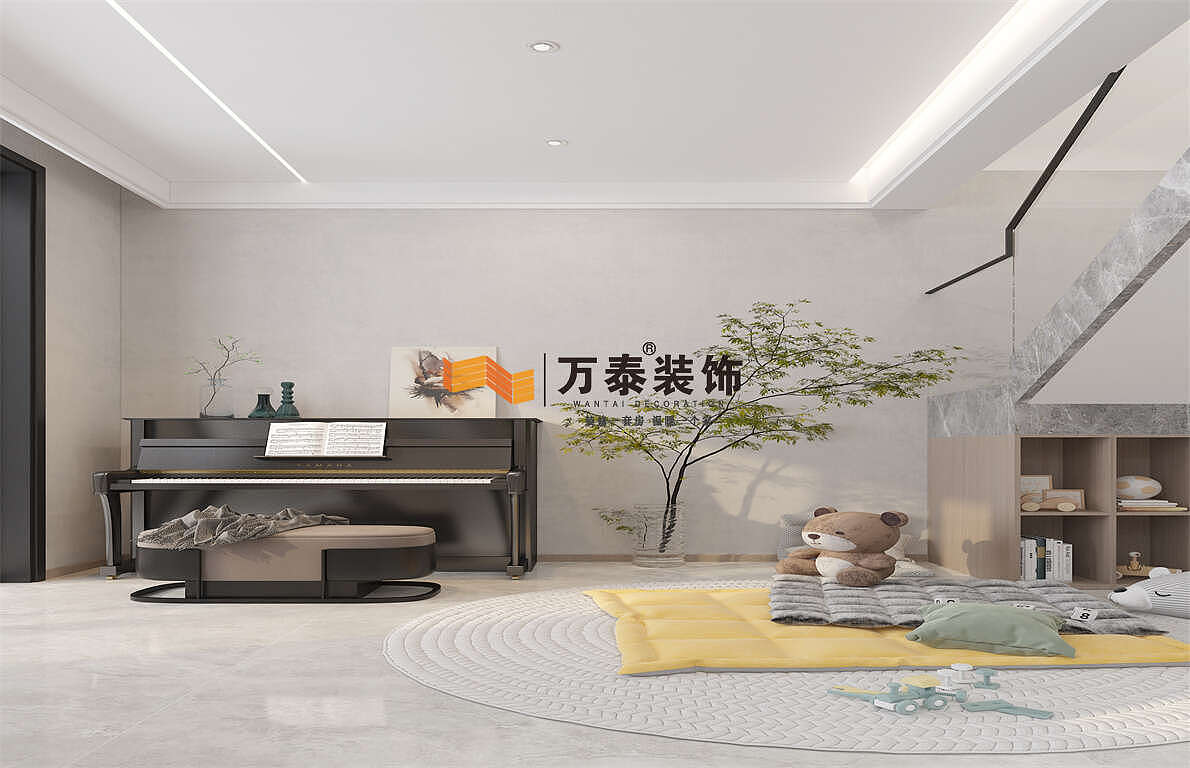 济南万泰装饰设计师-琴房