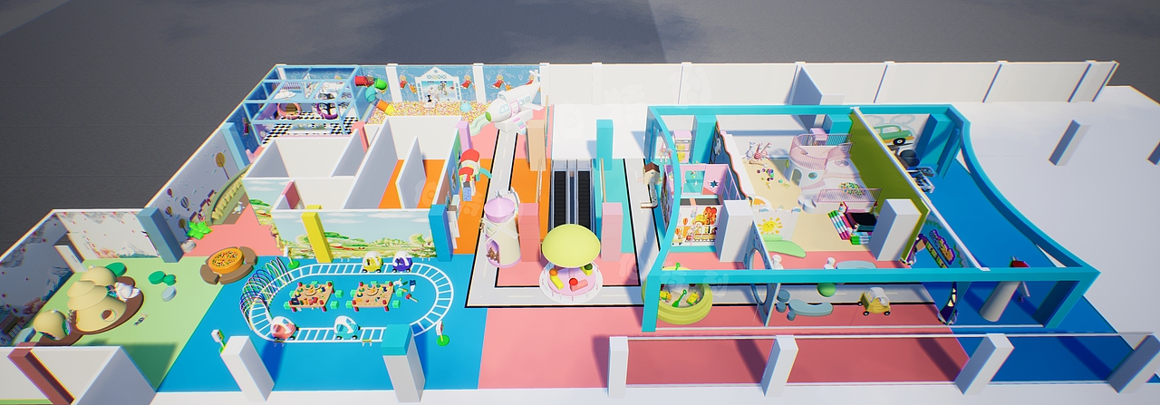 淘气堡作品图片（图ZMTkxMTkxODg0） - 建筑/空间 - 站酷设计师匠人一心原创素材 - 站酷ZCOOL