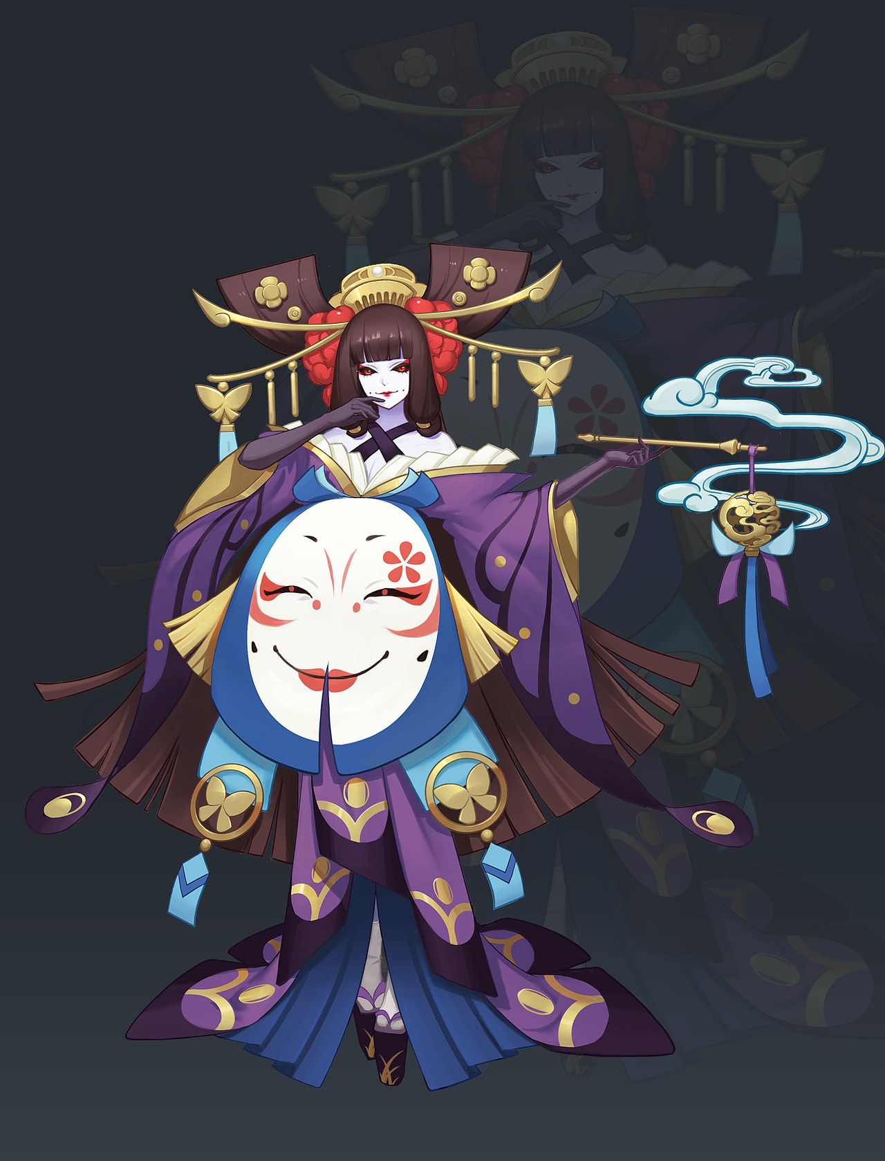 倩兮（图ZOTU2NjQ2MDQ=） - 游戏原画 - 站酷设计师绯77原创素材 - 站酷ZCOOL
