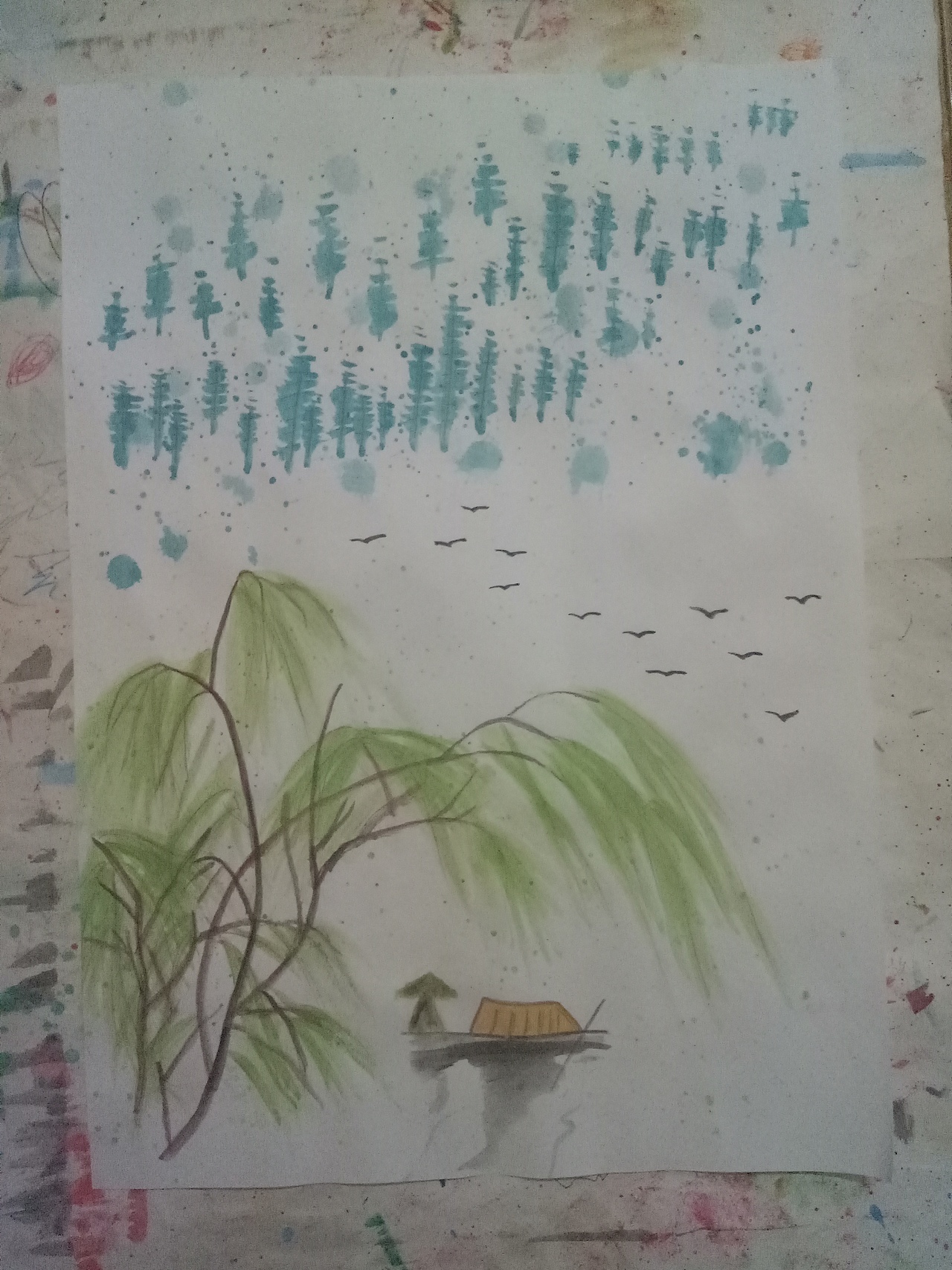 杨柳依依忆故人