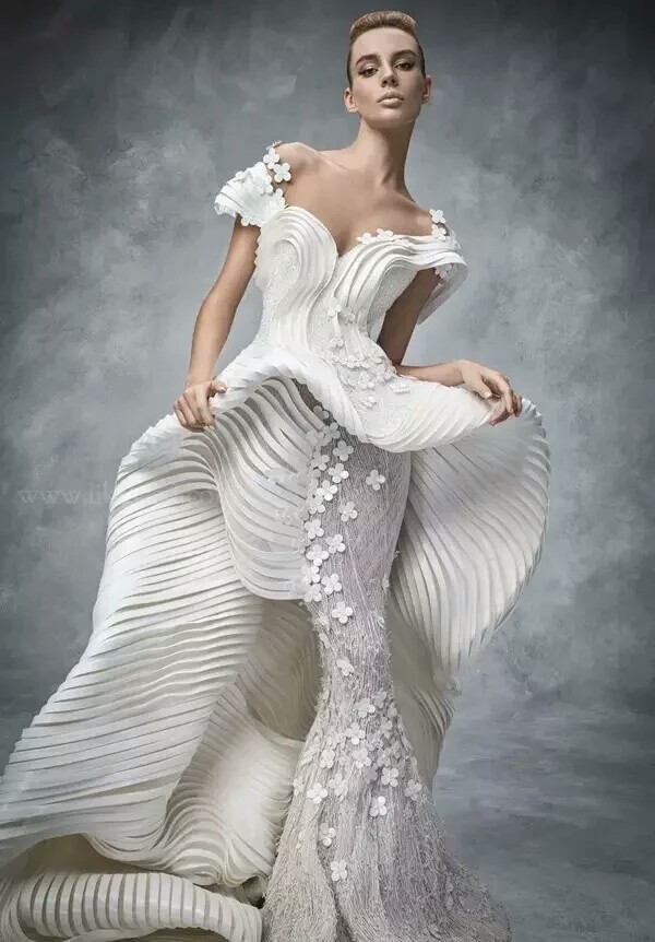 立体抽象服饰|服装|正装/礼服|37度modesign - 原创作品 - 站酷