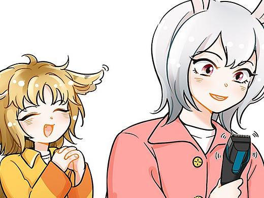 防脱毛利器-中国娘漫画
