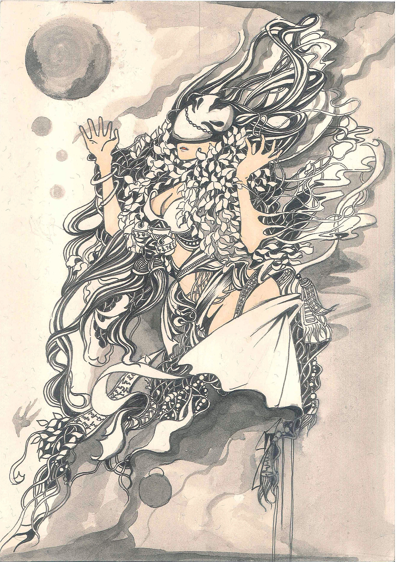 昔我往矣，杨柳依依 · 毕业设计第一部分--春天节气拟人（图ZMTY2Nzg0NjA=） - 创作习作 - 站酷设计师狐狸精小五原创素材 - 站酷ZCOOL