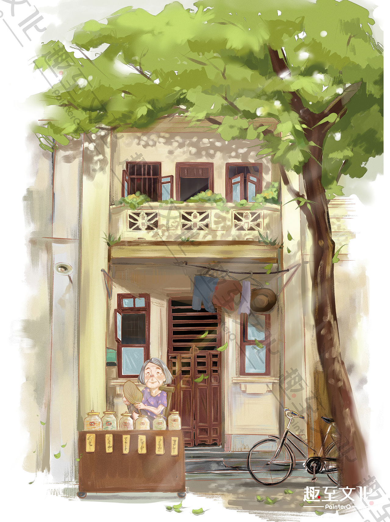 趣至文化出品：《一城一绘•广州站》（图ZMjM4OTcyOTk2） - 商业插画 - 站酷设计师趣至文化原创素材 - 站酷ZCOOL