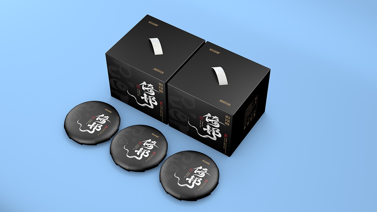 倚邦云南普洱茶饼包装设计（图ZMjQ5NzYzODY4） - 包装 - 站酷设计师汲浄原创素材 - 站酷ZCOOL