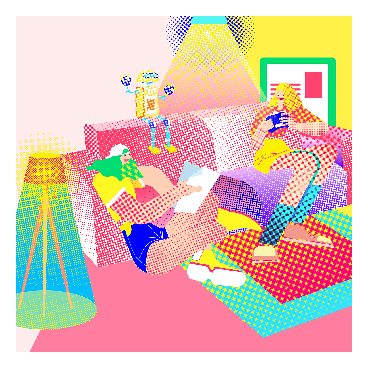 人物插画联系