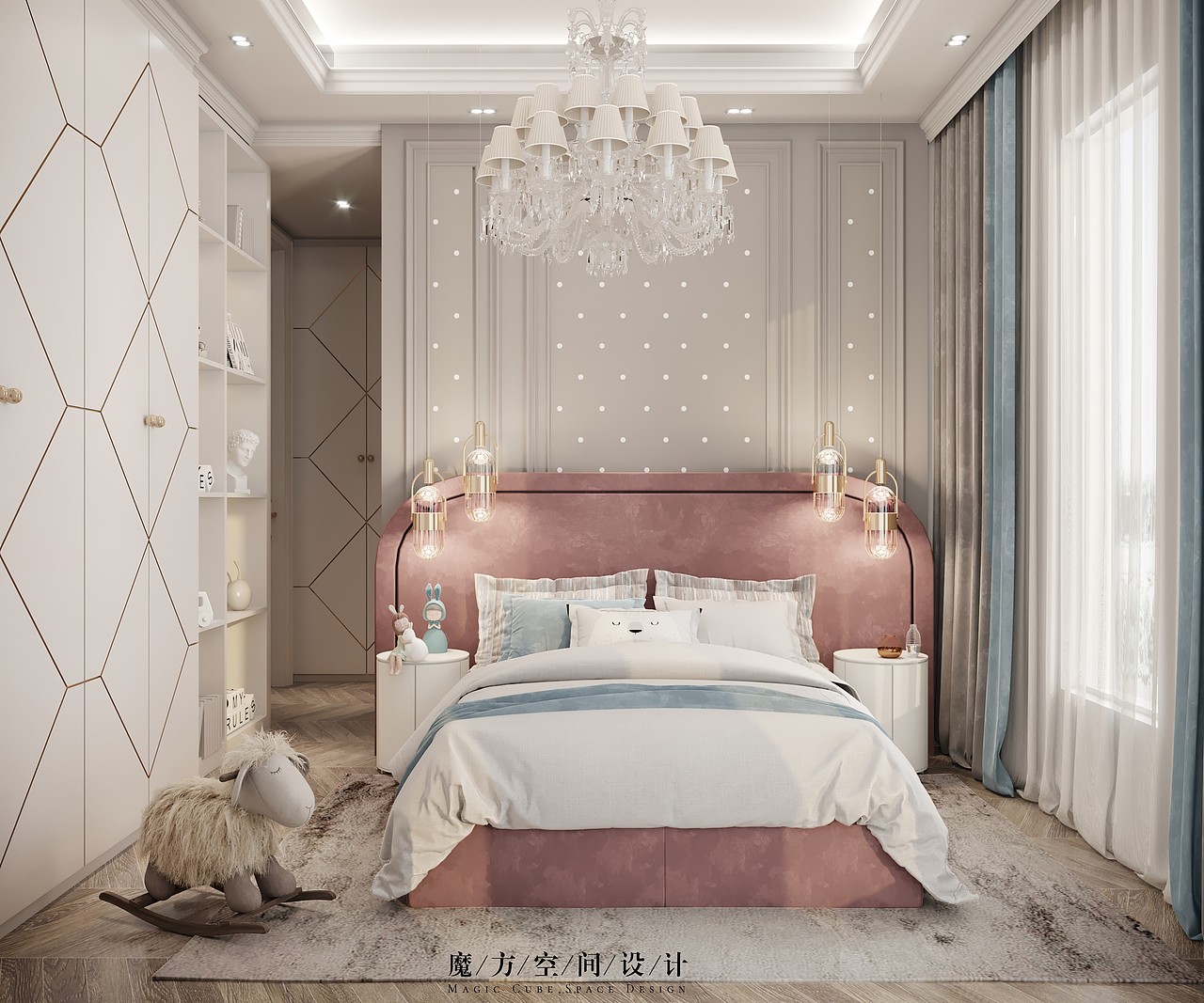 【魔方】法式轻奢•上海别墅项目（图ZMjQ3ODkyMTAw） - 家装设计 - 站酷设计师魔方空间设计原创素材 - 站酷ZCOOL
