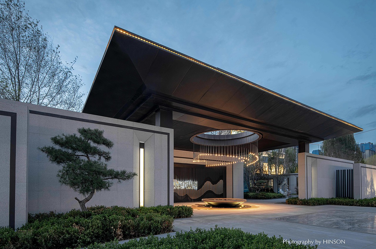 兰州 中海铂悦花园 售楼部 景观示范区 建筑摄影（图ZMjU0MjkyMTM2） - 环境/建筑摄影 - 站酷设计师无限镜像Hinson原创素材 - 站酷ZCOOL