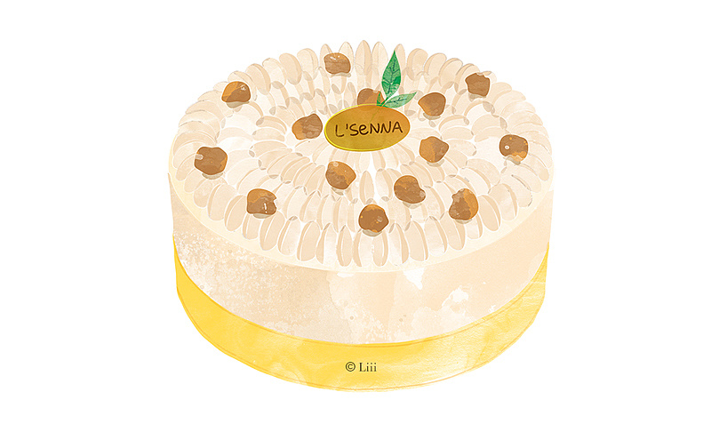 lsenna蛋糕插画|生日的法力