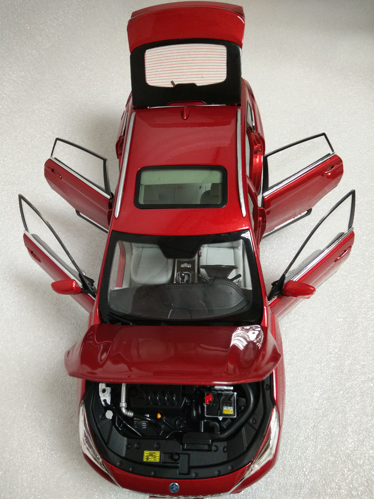 格尔发重型卡车拖头模型汽车模型宝沃bx5汽车模型1:18汉腾x7汽车模型1