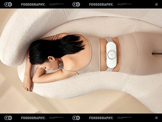 个人护理摄影 | keepfit腰部按摩仪 ✖ foodography 