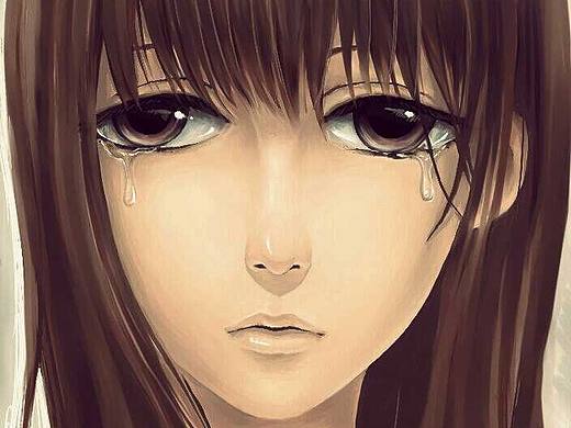 流泪的少女