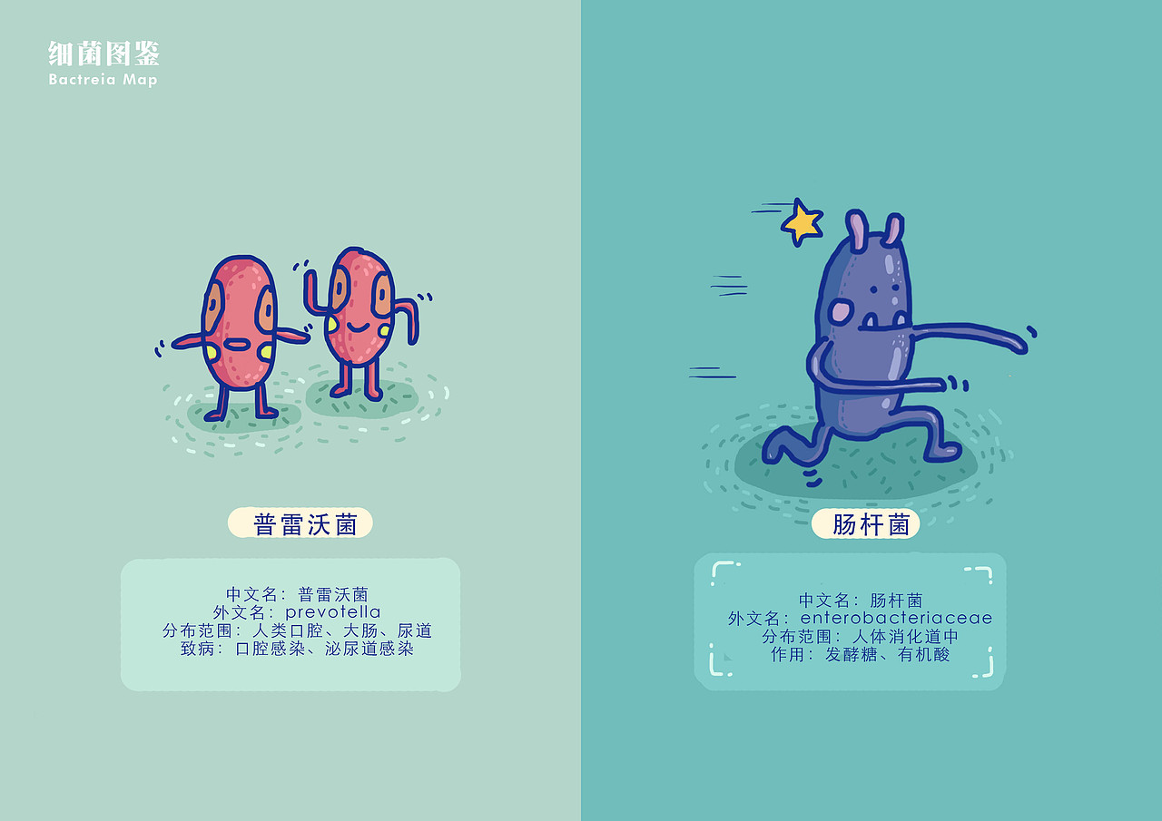 毕业设计|《细菌图鉴》part1#青春答卷2018#（图ZMTE3ODAyMDUy） - 图案 - 站酷设计师楠楠的南瓜地原创素材 - 站酷ZCOOL