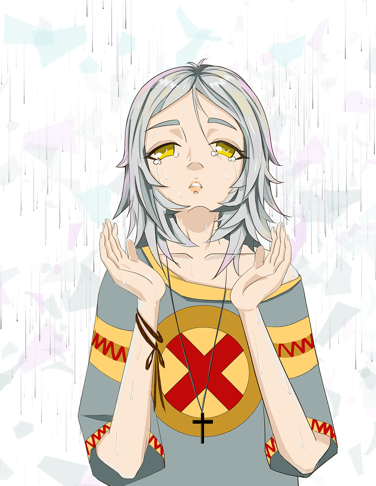 雨中（图ZMTM3MzUzOTEy） - 创作习作 - 站酷设计师阿贤呀呀呀呀原创素材 - 站酷ZCOOL