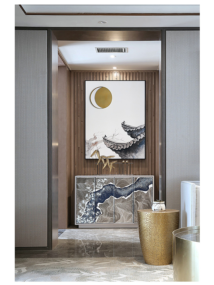 有质感的纯色肌理画 提炼一种高级的简净感（图ZMTk0NzgxMTc2） - 家装设计 - 站酷设计师乾唐画品厂家原创素材 - 站酷ZCOOL