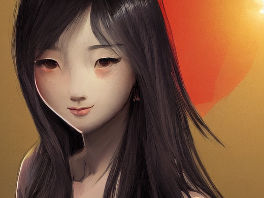 #AI创作实验室#开心的小女孩