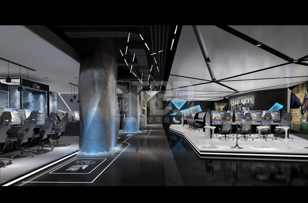 成都这家网红电竞馆火了,up 电竞馆设计,甘肃网咖设计