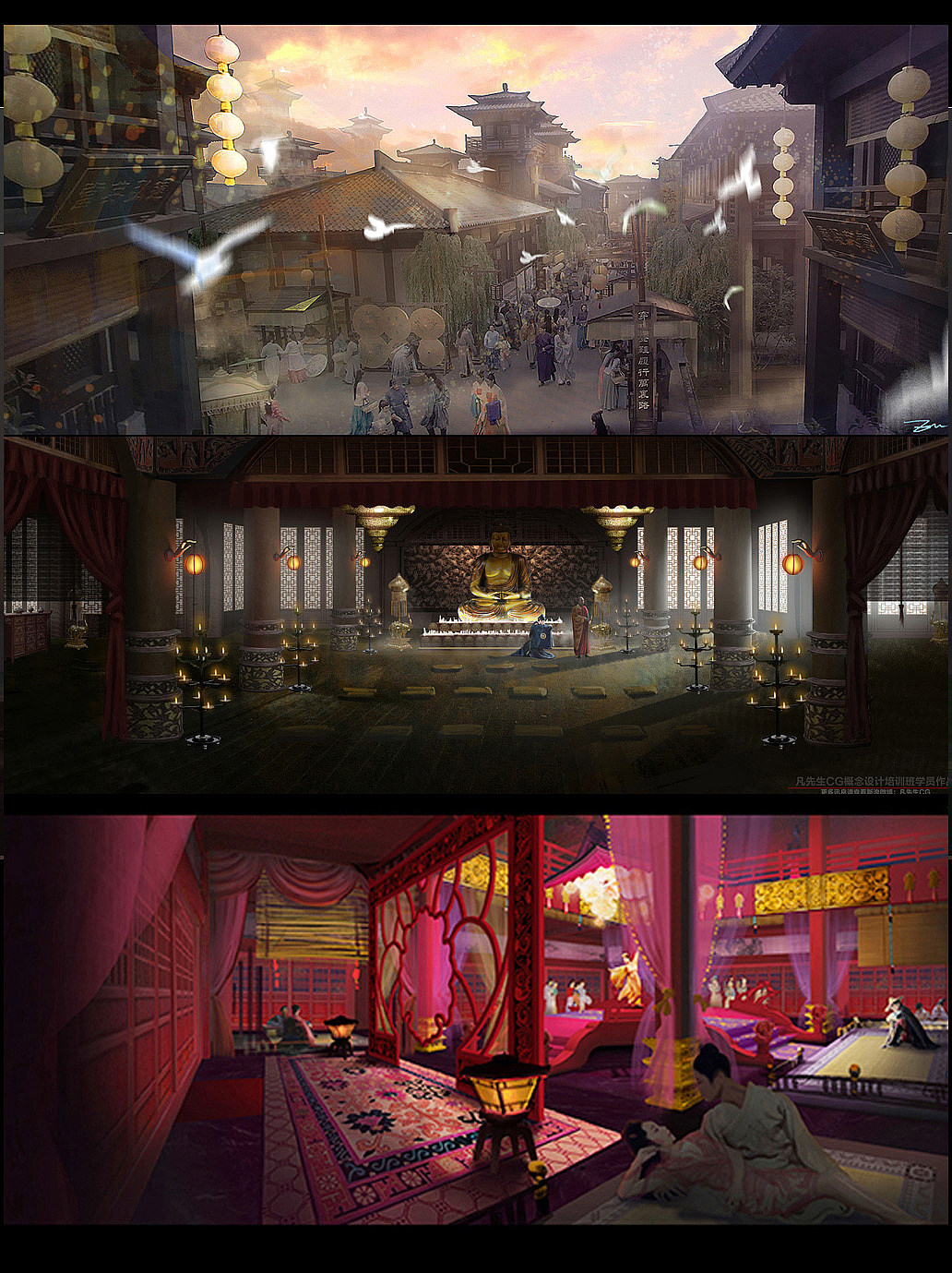 娱乐美术/游戏/影视场景概念设计工作室2020安排如下（图ZMTc2ODc3MTU2） - 商业插画 - 站酷设计师凡先生CG原创素材 - 站酷ZCOOL