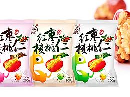 食品包装设计、红枣包装设计、核桃包装设计