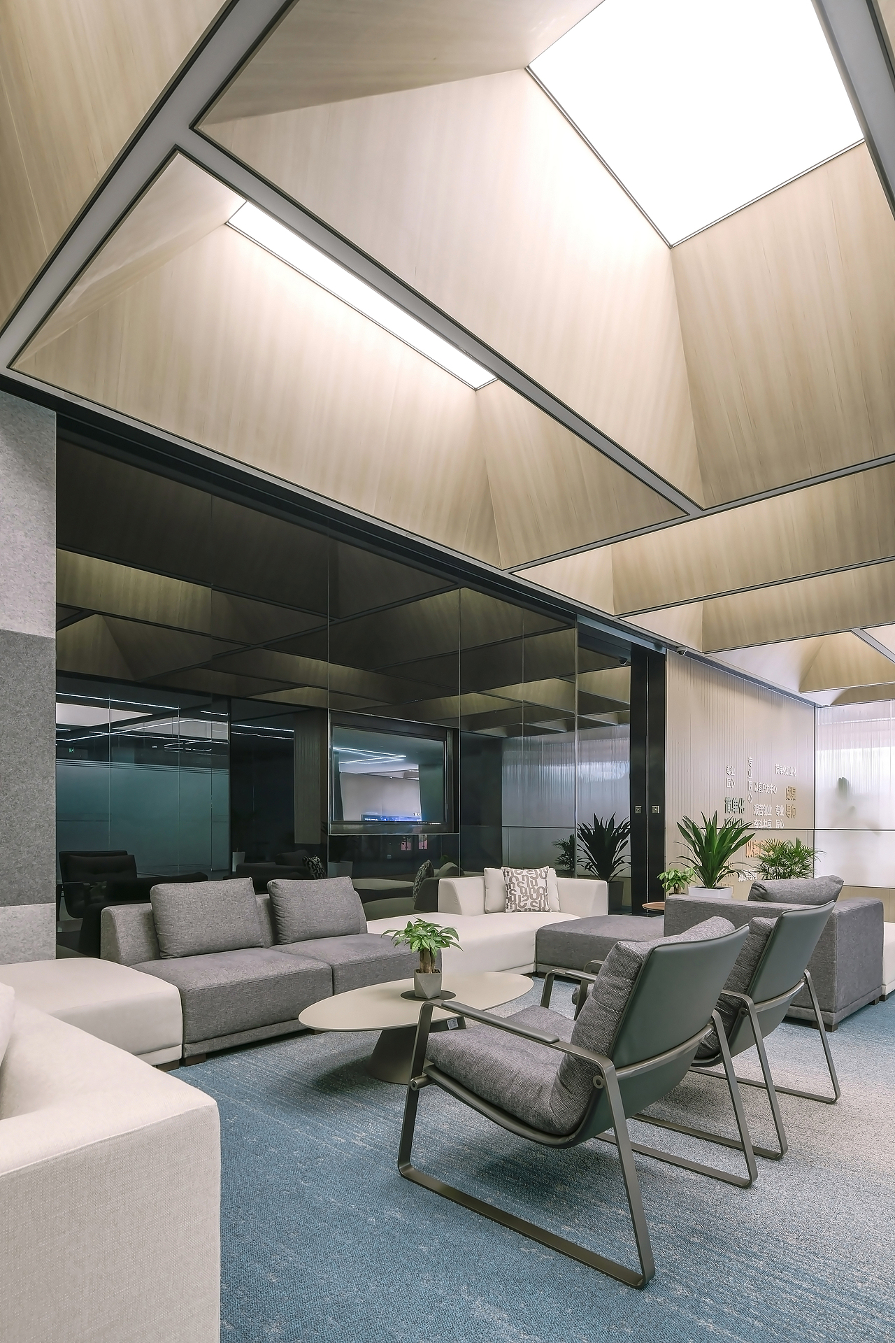 MOD墨设设计丨旭辉银盛泰·青岛总部办公（图ZMjI5MjYyNTI0） - 家装设计 - 站酷设计师MOD墨设设计原创素材 - 站酷ZCOOL