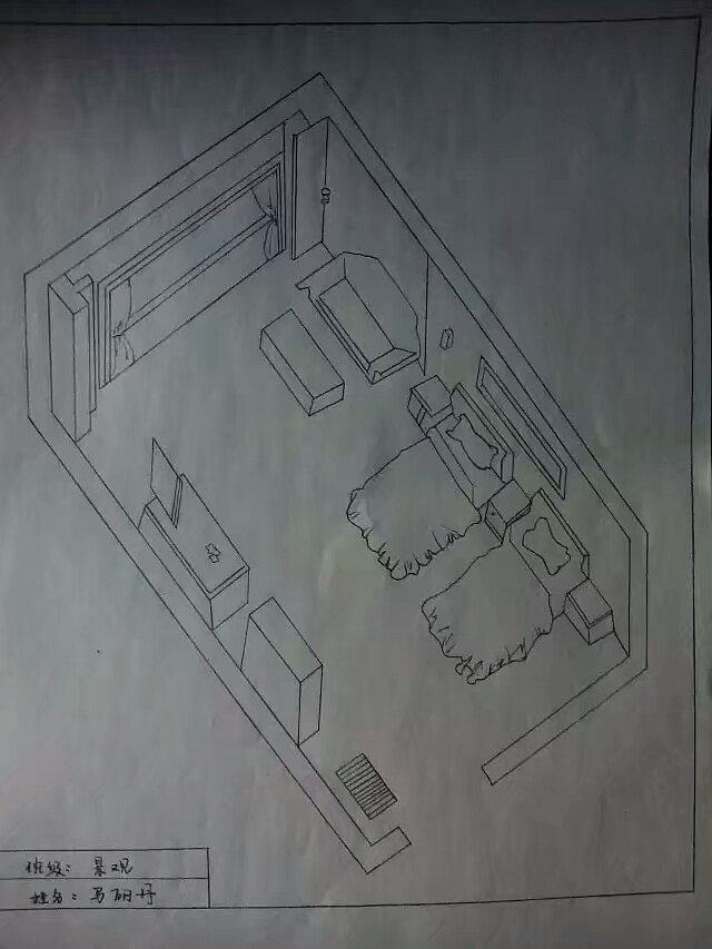 手绘室内效果图