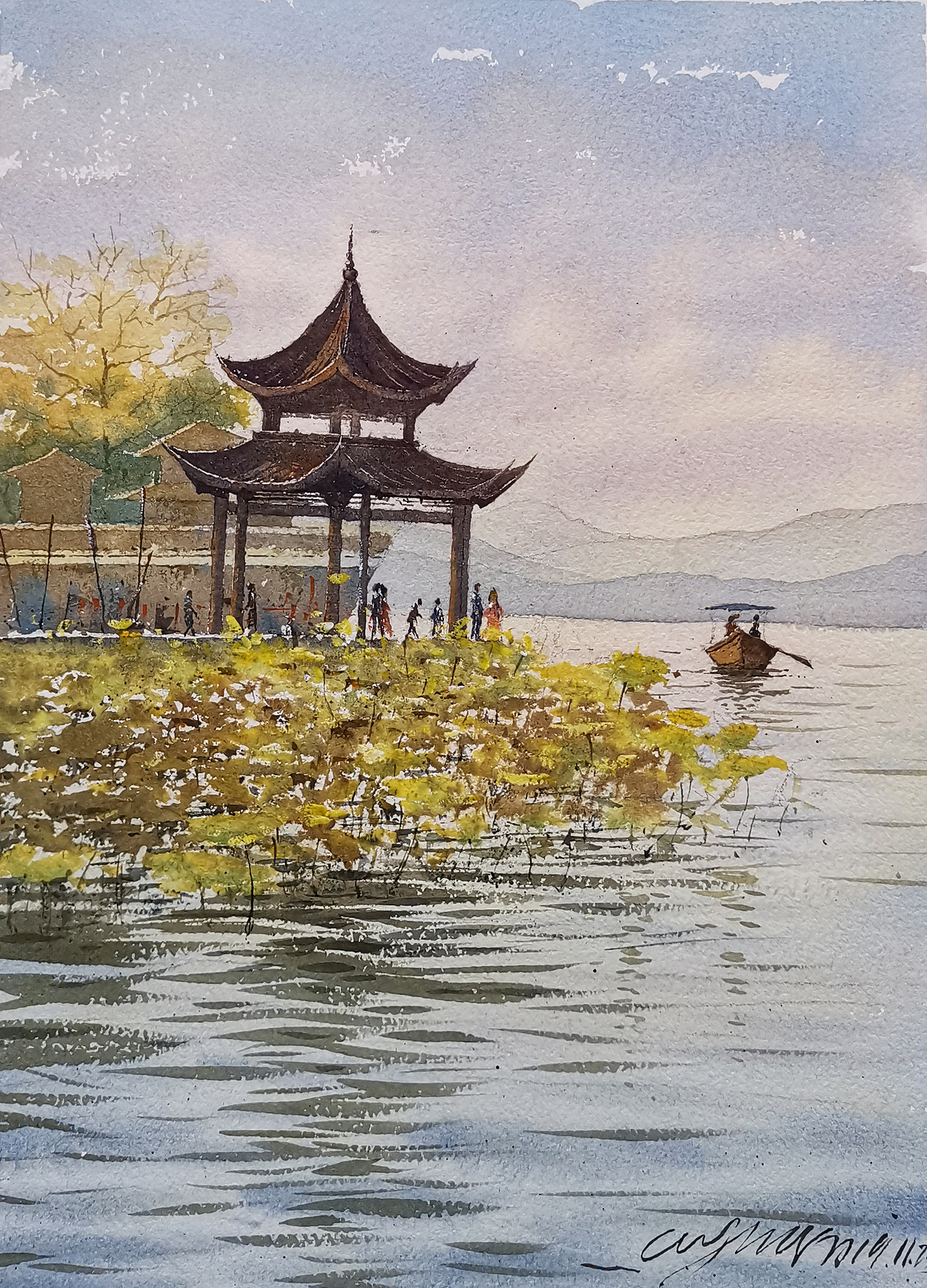 2019年OYHQ-欧阳海强水彩作品合集（图ZMTkyMTM5NzU2） - 绘画 - 站酷设计师OYHQ欧阳海强原创素材 - 站酷ZCOOL