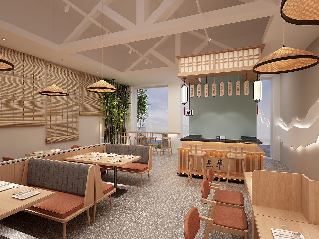 新中式餐厅表现