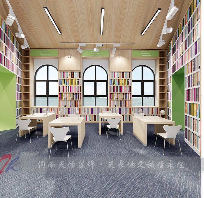 郑州中小学装修设计河南天恒装饰海龙集团实验学校案例