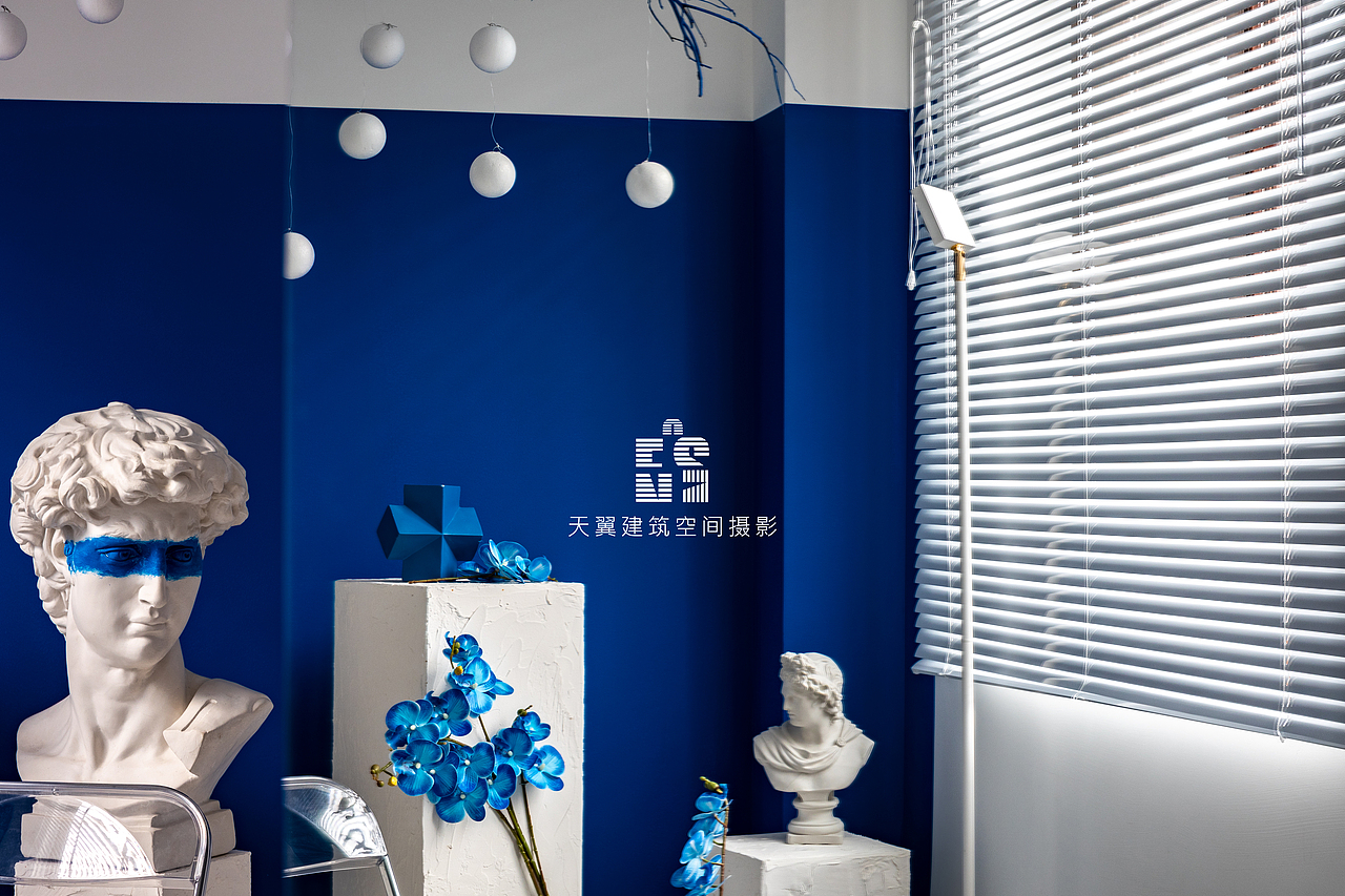 民宿摄影丨峨眉山《克莱因蓝》（图ZMjc5Njk4NjM2） - 环境/建筑摄影 - 站酷设计师天翼建筑空间摄影原创素材 - 站酷ZCOOL