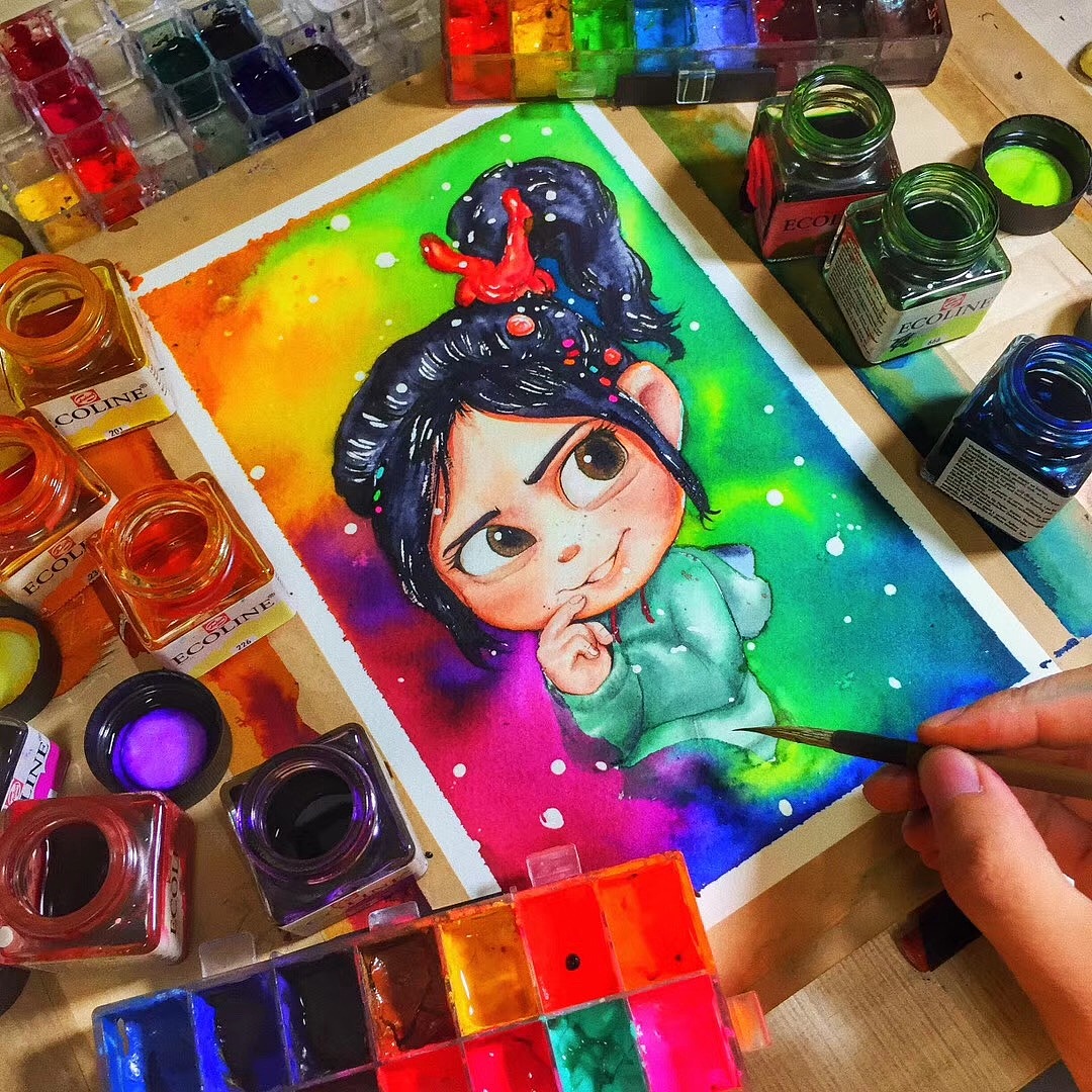 【潘子君】近期的水彩插画作品（图ZMTI3NzY0Mzc2） - 绘画 - 站酷设计师我是潘子君原创素材 - 站酷ZCOOL