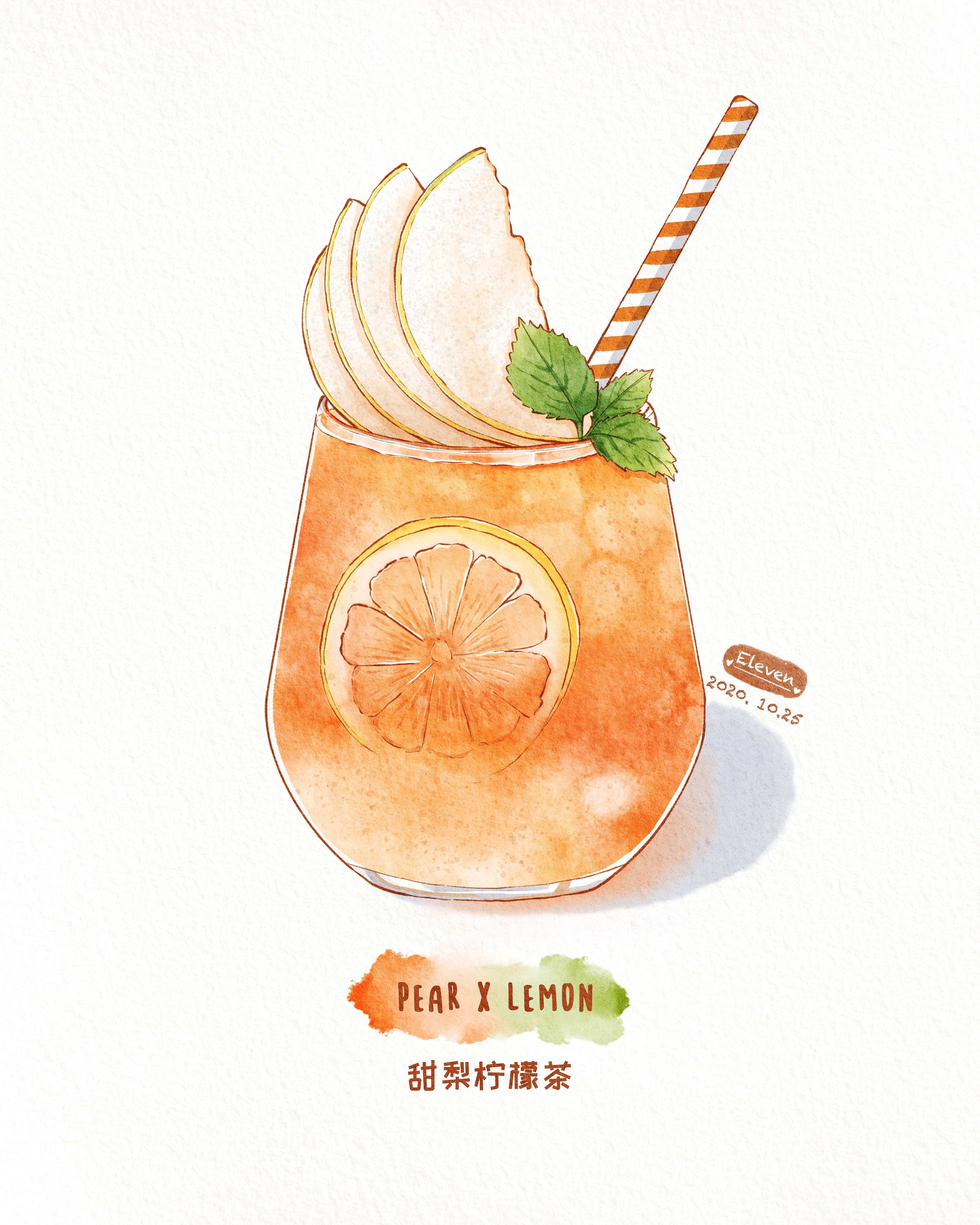 原创水彩 | ipad水彩 | 甜品合集