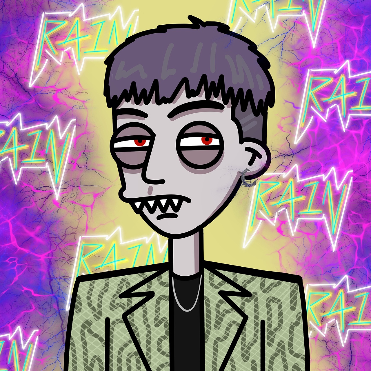 《红眼病百人斩斩斩》（图ZMjcxOTE1MTgw） - 艺术插画 - 站酷设计师毛毛毛毛密密麻麻原创素材 - 站酷ZCOOL