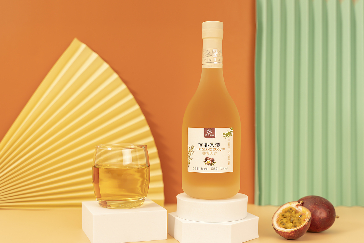 初见往事 | 花果酒 | 酒拍摄/摄影 | 青梅 蓝莓 百香果