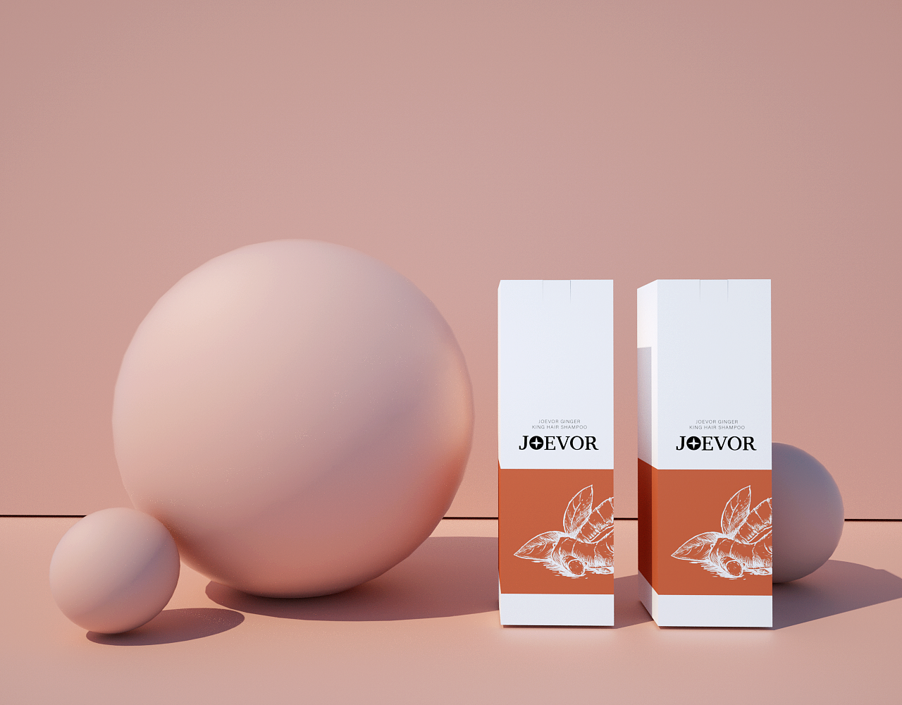 JOVOER生姜王防脱生发洗发水包装提案（图ZMTQzNjgzNjky） - 包装 - 站酷设计师梁山博原创素材 - 站酷ZCOOL