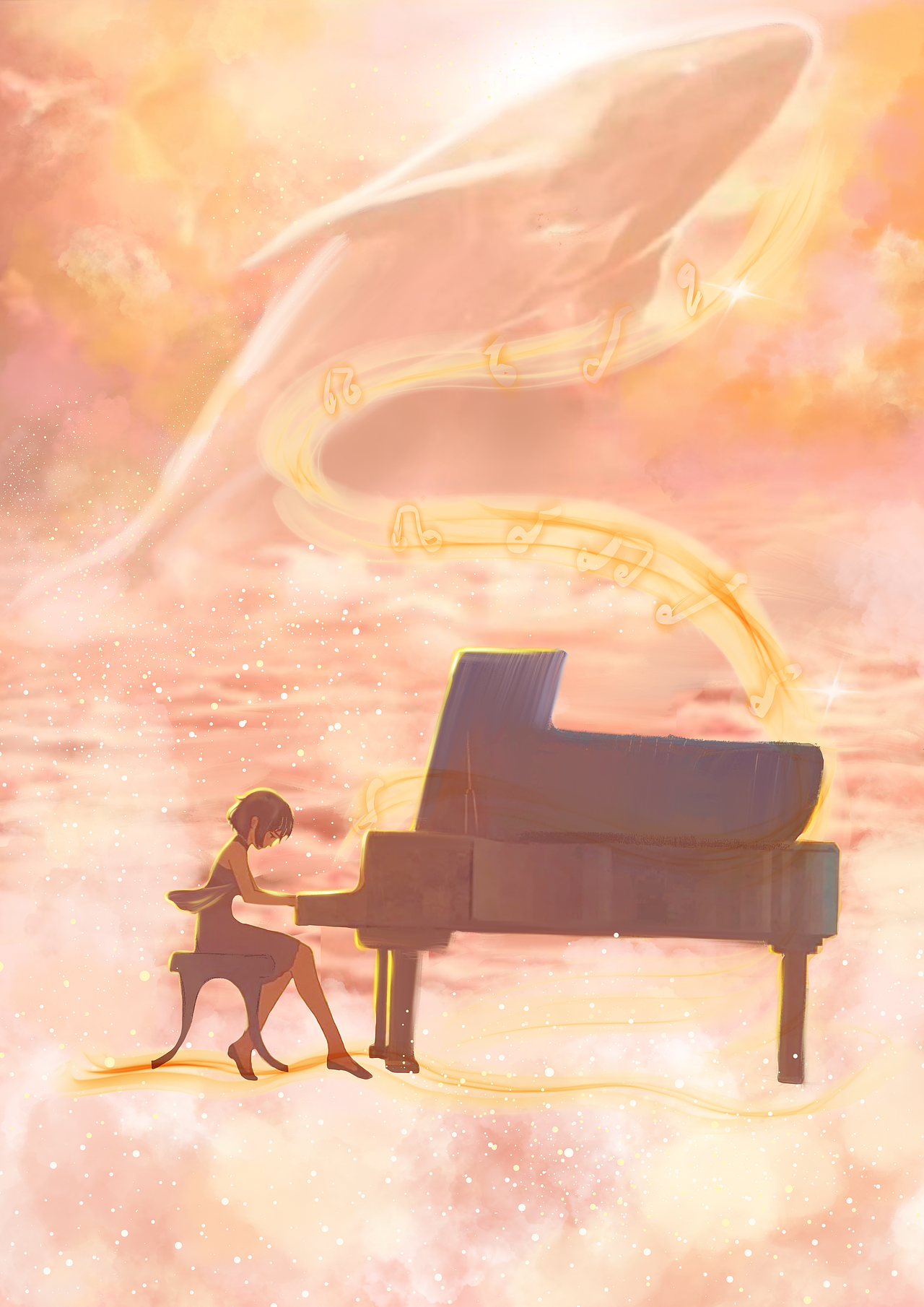 梦幻曲（图ZMzE1OTcxNTA0） - 艺术插画 - 站酷设计师奕生jerry原创素材 - 站酷ZCOOL