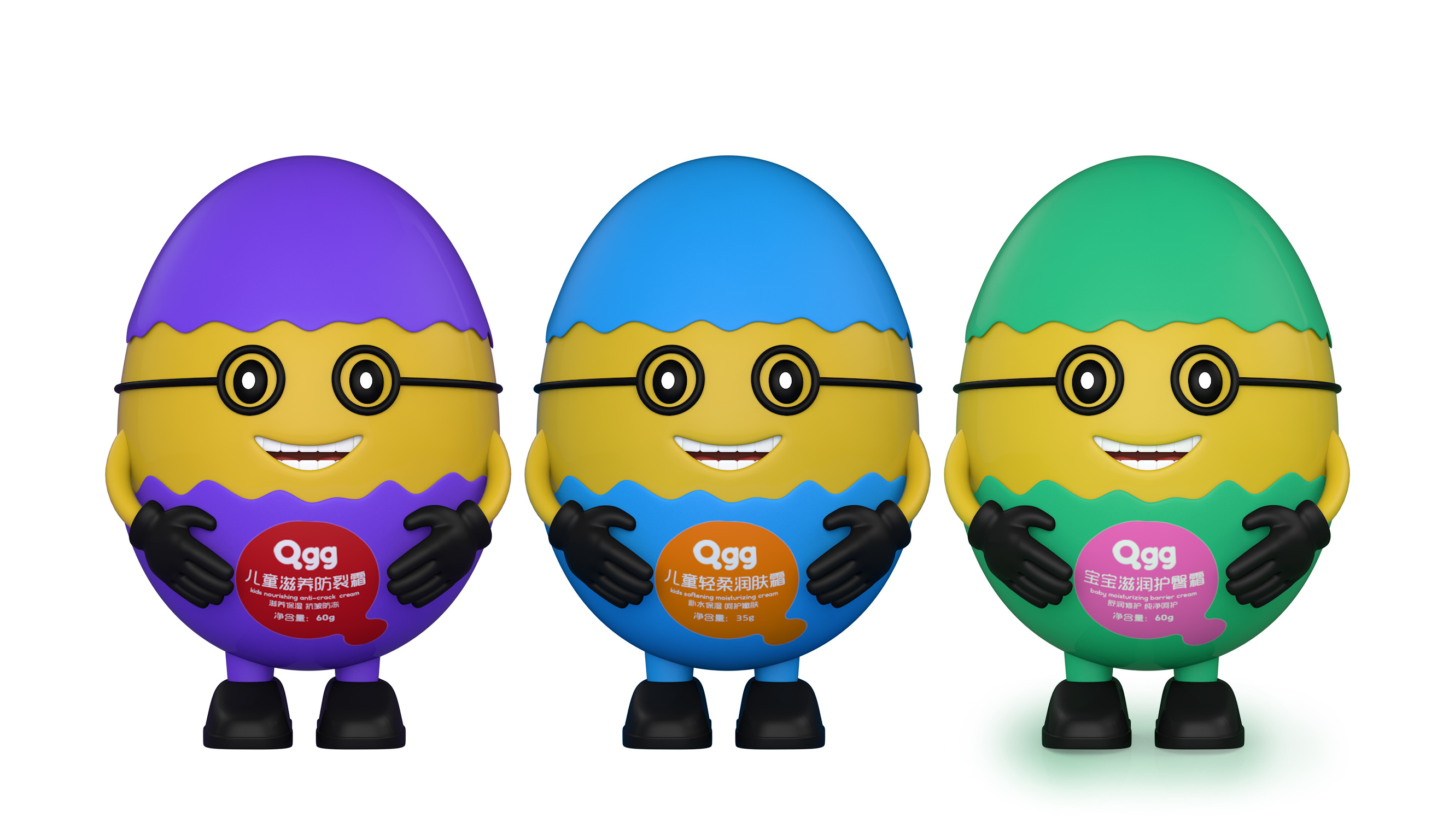 小蛋点儿童护肤包装设计|平面|包装|huanfeng9999 - 原创作品 - 站酷 