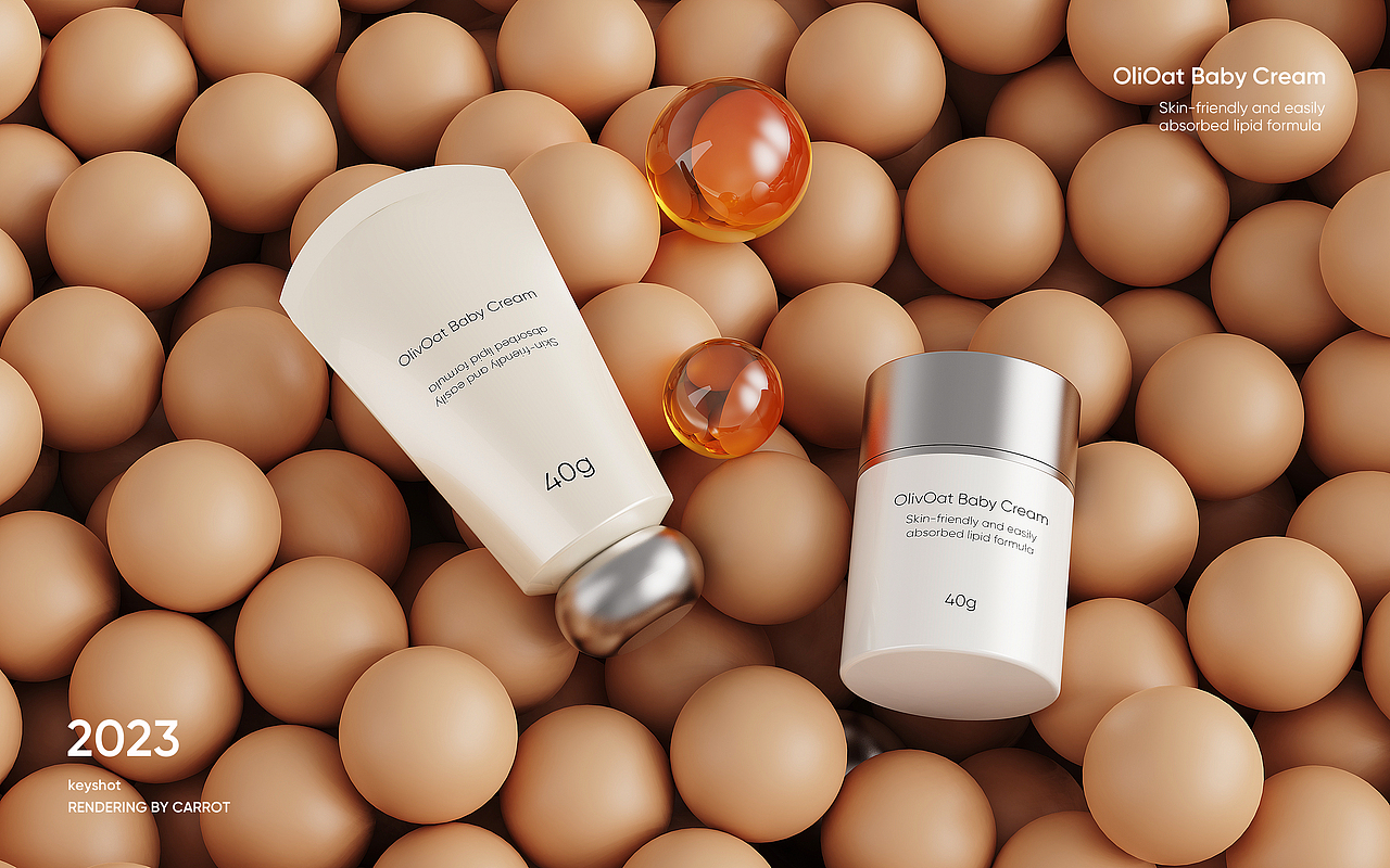 KeyShot 渲染-美妝篇（圖ZMzM2MTkzNjY0） - 產(chǎn)品 - 站酷設(shè)計師胡蘿卜湯原創(chuàng)素材 - 站酷ZCOOL