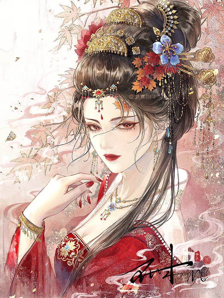 万物皆有灵之树灵拟人第3集——枫（图ZMzU3NDcwMTAw） - 创作习作 - 站酷设计师梦西JMQ原创素材 - 站酷ZCOOL