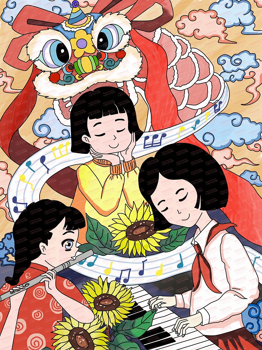 中小学生电脑绘画作品创作制作