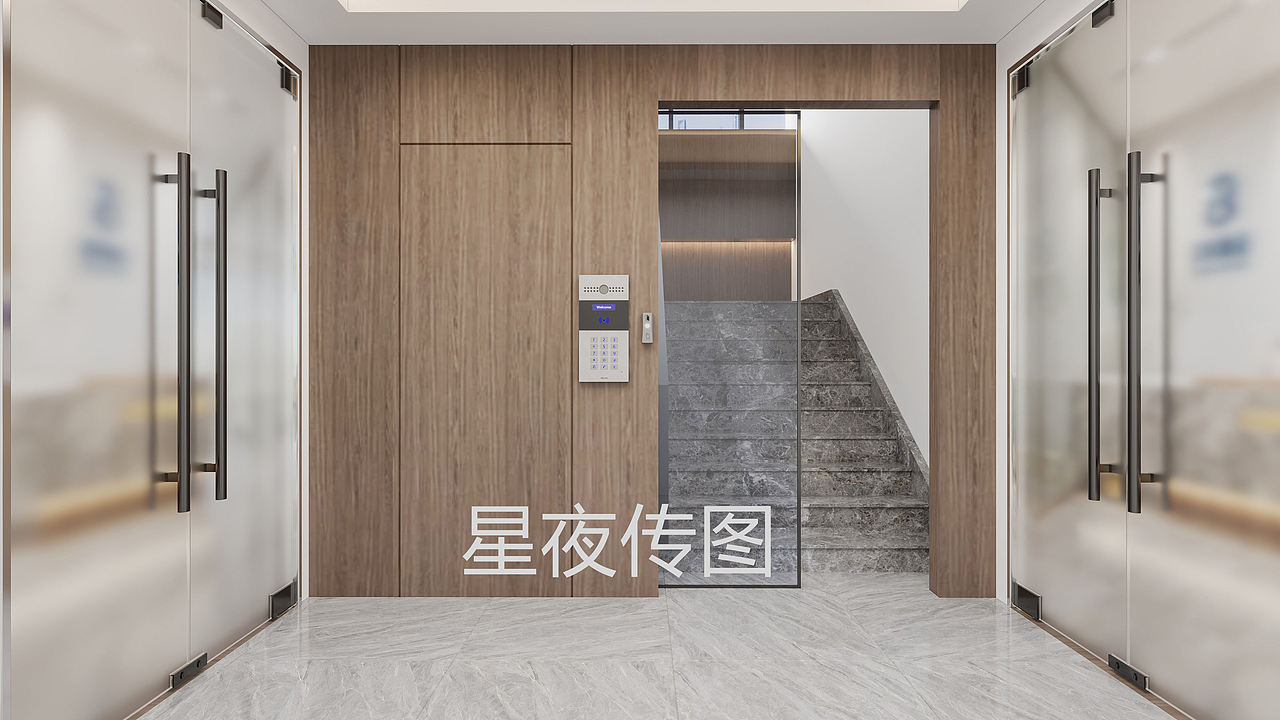 办公空间效果图