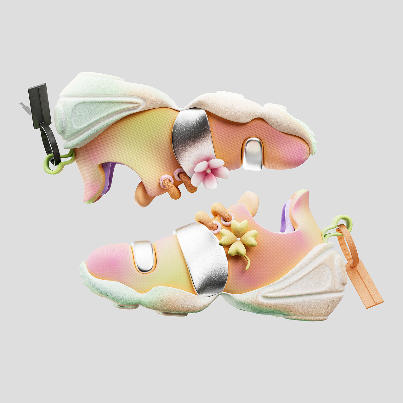 【青履】 | Young shoes（图ZMzI5OTI1NTU2） - 其他三维 - 站酷设计师柏白BYEBAI原创素材 - 站酷ZCOOL