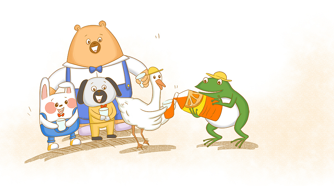 《欢迎来我家》（图ZMTU0NzgyMjQw） - 儿童插画 - 站酷设计师卓小昕sweetheart原创素材 - 站酷ZCOOL