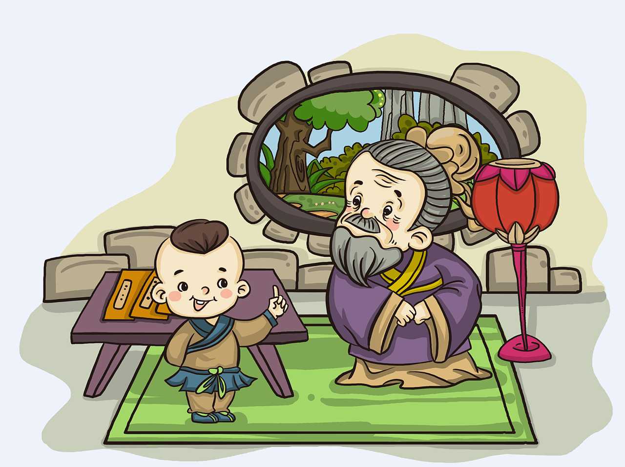 儿童国学插画