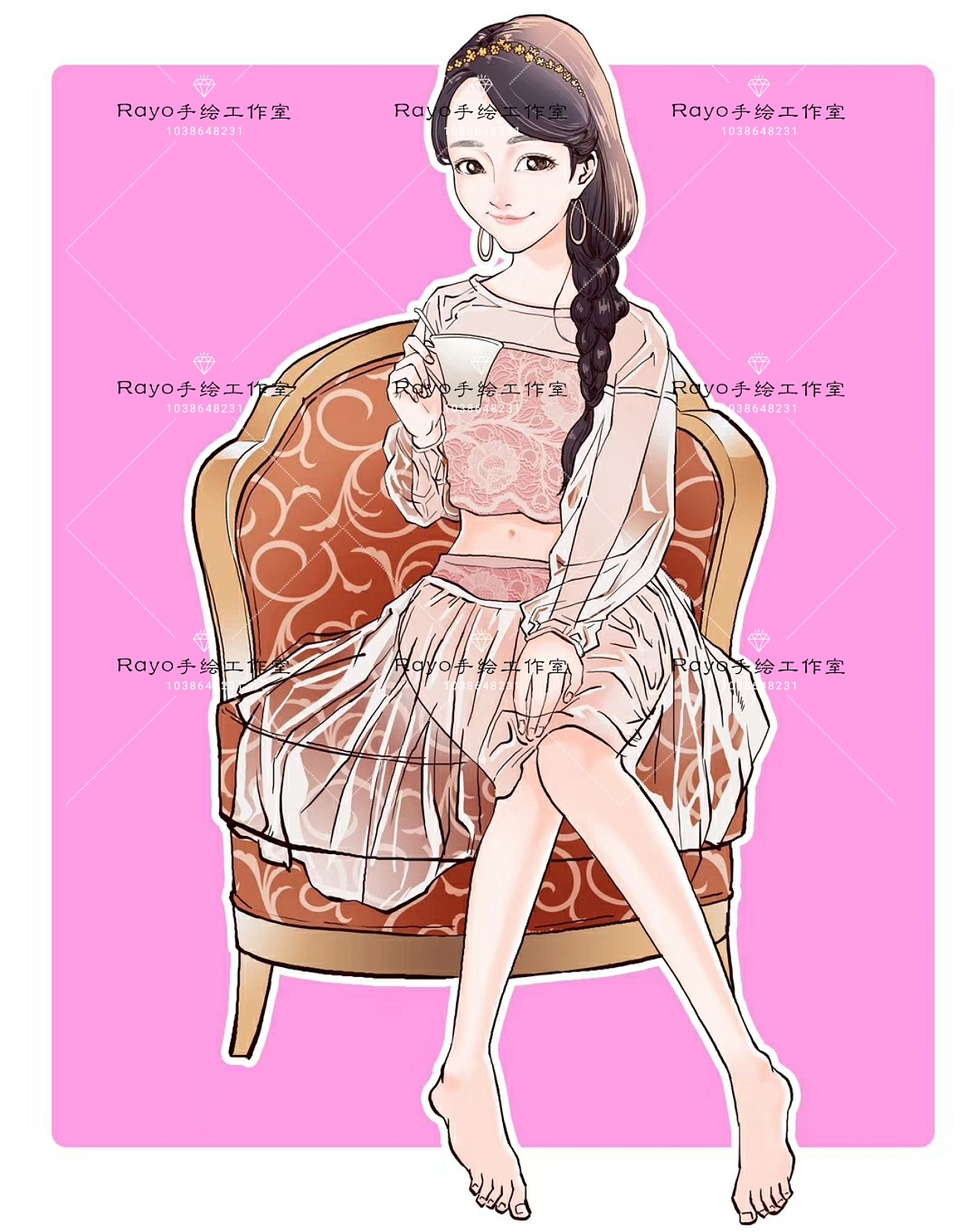 q版卡通手绘头像（图ZMTAyNDQ5MTg0） - 单幅漫画 - 站酷设计师Rayo_Lee原创素材 - 站酷ZCOOL