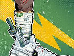 球鞋插画/利刃4TEAM